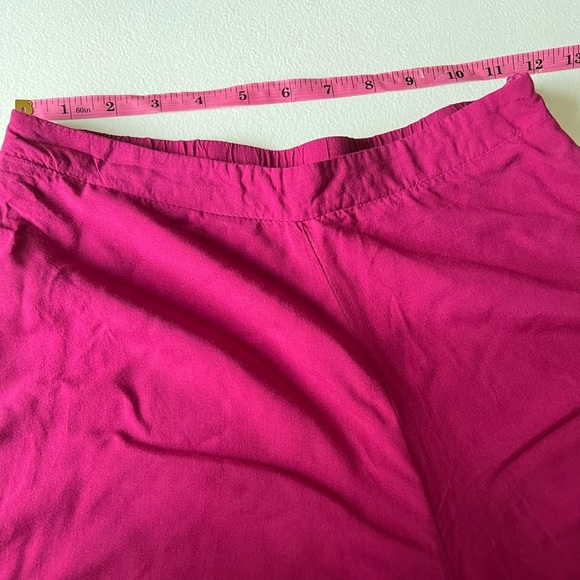 Aakaa Wide-leg rayon boho hippie pants Sz S - Picture 6 of 8